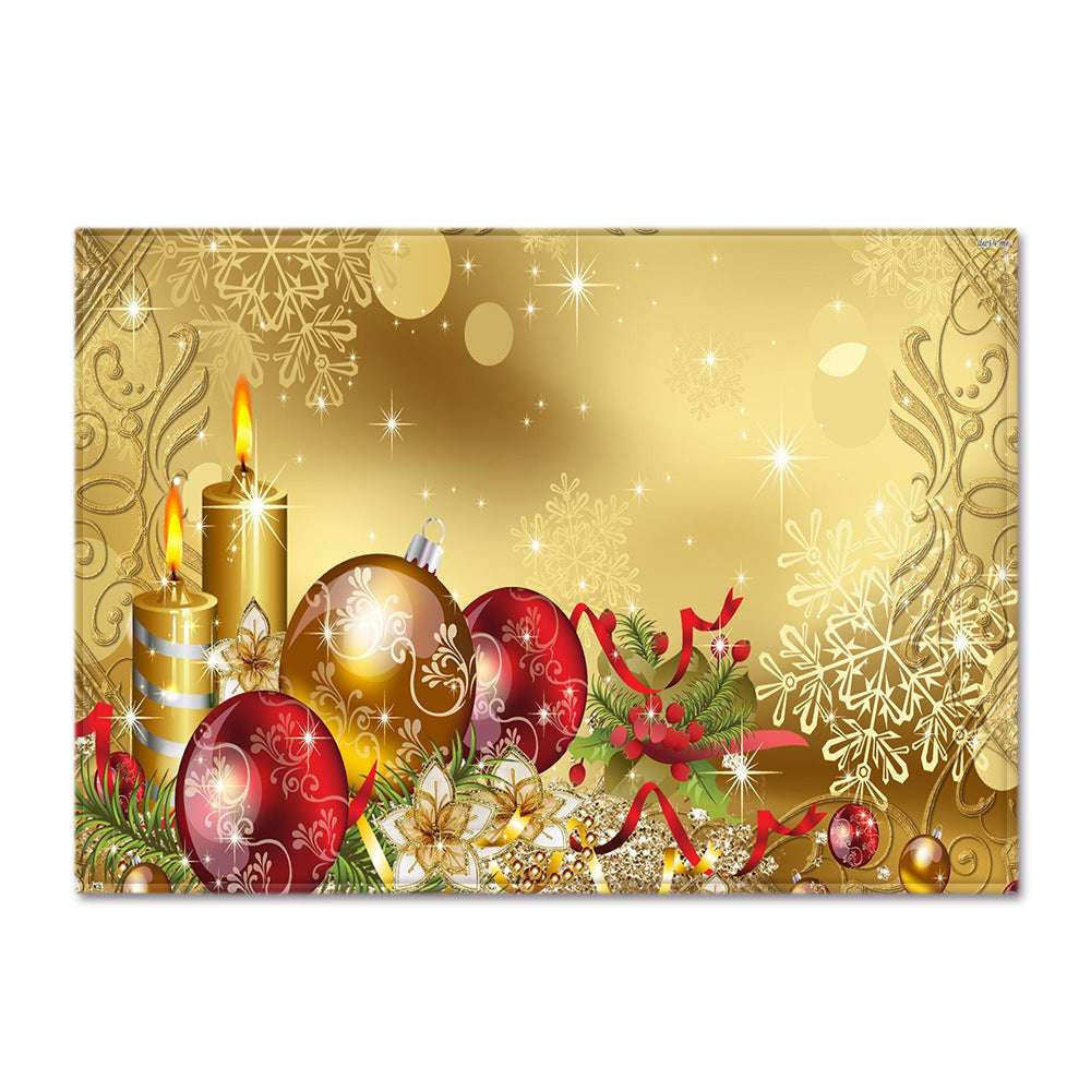 Christmas Living Room Floor Mat Bedroom Dining Room Carpet