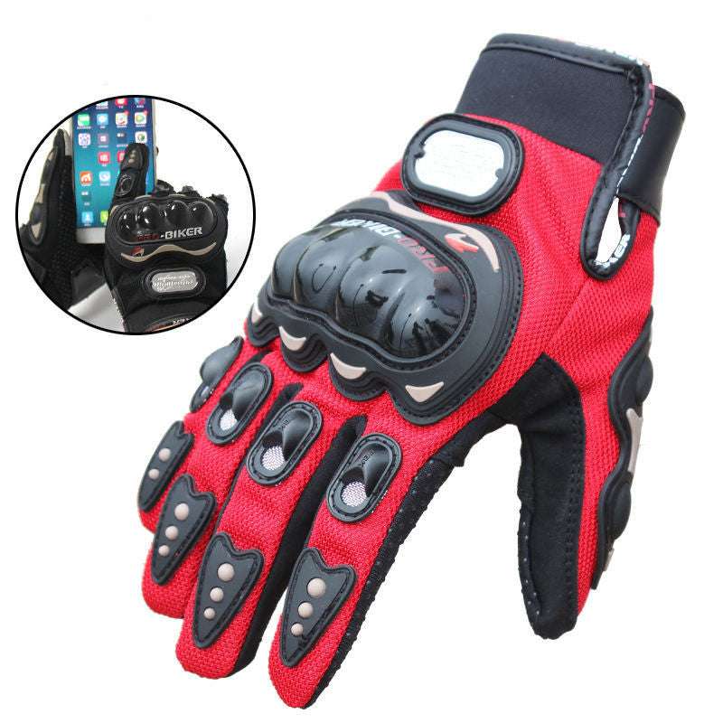 Men's long cycling gloves