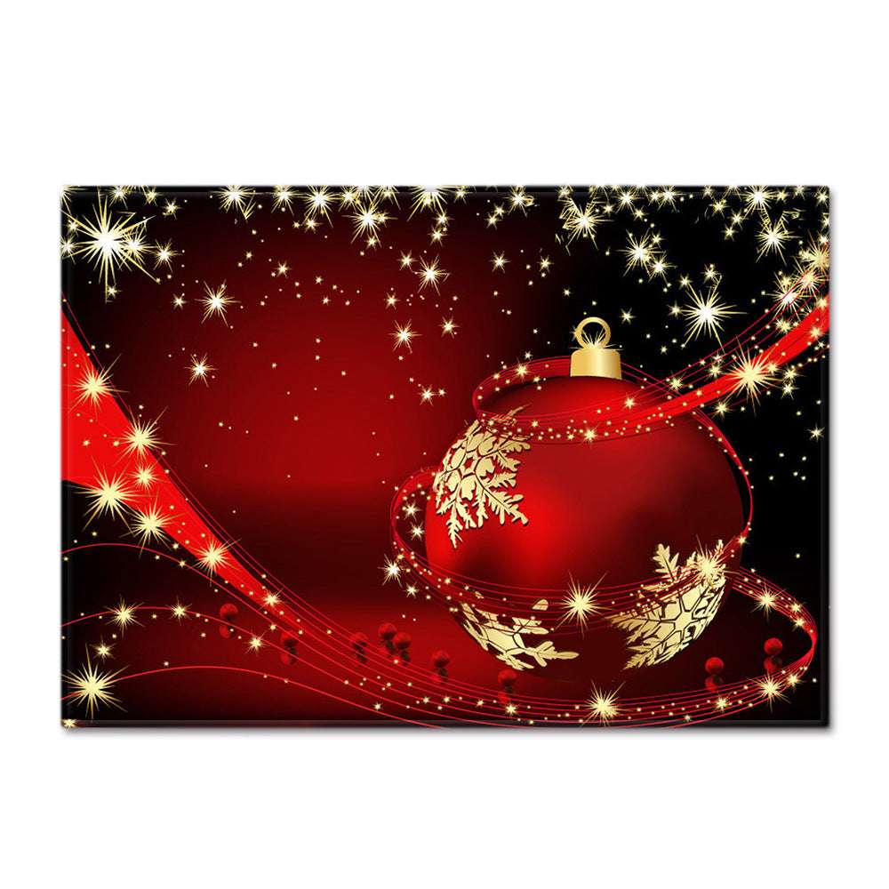 Christmas Living Room Floor Mat Bedroom Dining Room Carpet