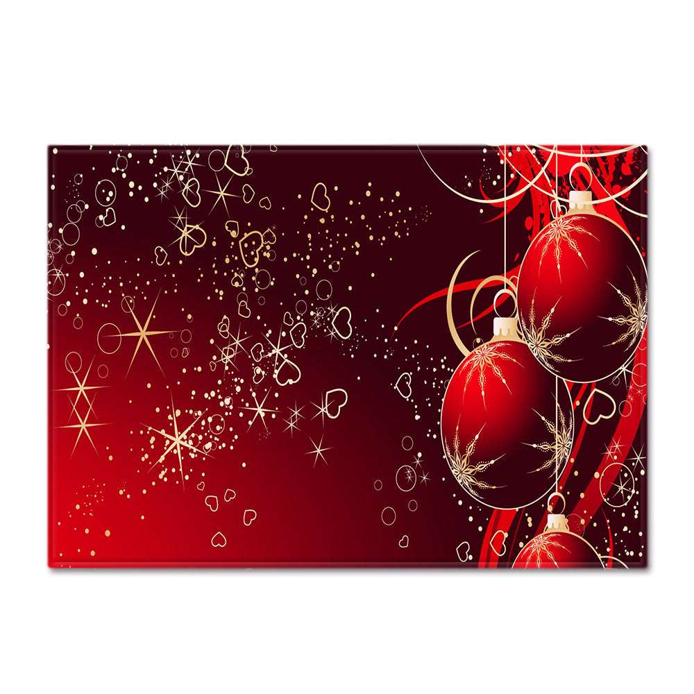 Christmas Living Room Floor Mat Bedroom Dining Room Carpet