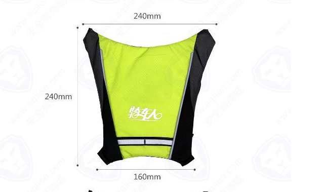 USB Rechargeable Reflective Vest Backpack with LED Turn Signal Light Remote Control Outdoor Sport Safety Bag Gear for Cycling - globaltradeleader