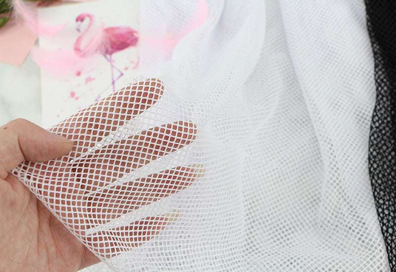 Women's Clothing Spring And Summer Top Solid Color Collar Long Sleeve Mesh Perspective Base T-shirt