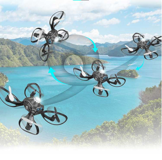 Folding gesture control aircraft four-axis aerial photography