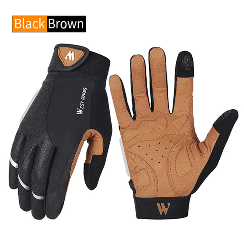 Half-finger touch screen cycling motorcycle bike gloves