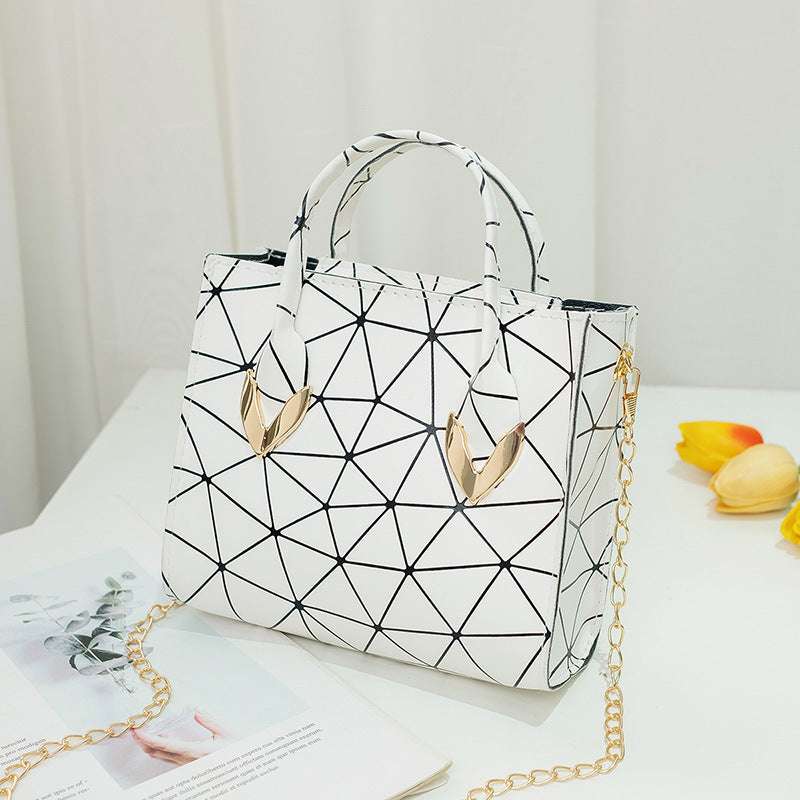 Small Bag Ladies Magic Color Rhombus Handbag