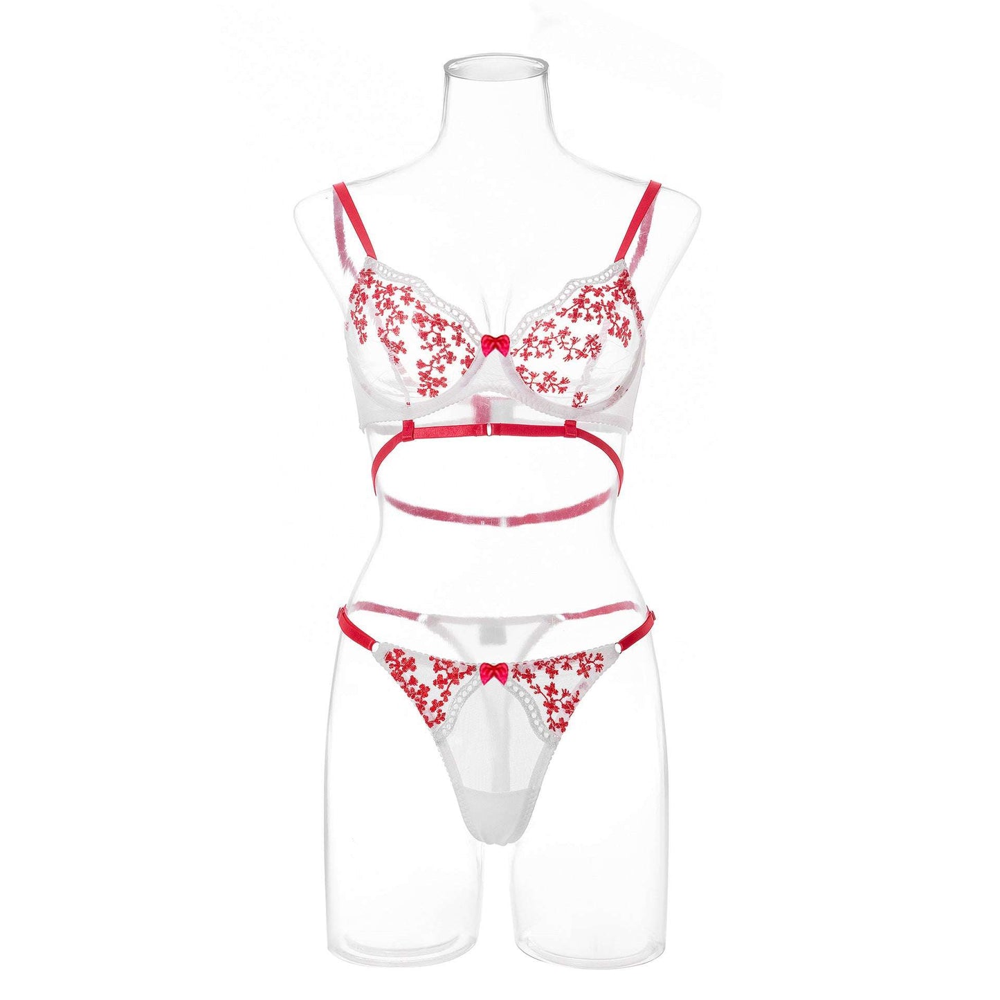 Women's Floral Embroidered Underwear Bra
