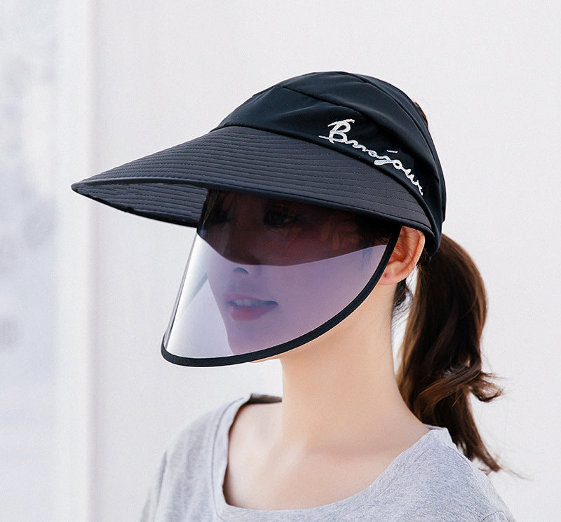 Cycling protective sun hat