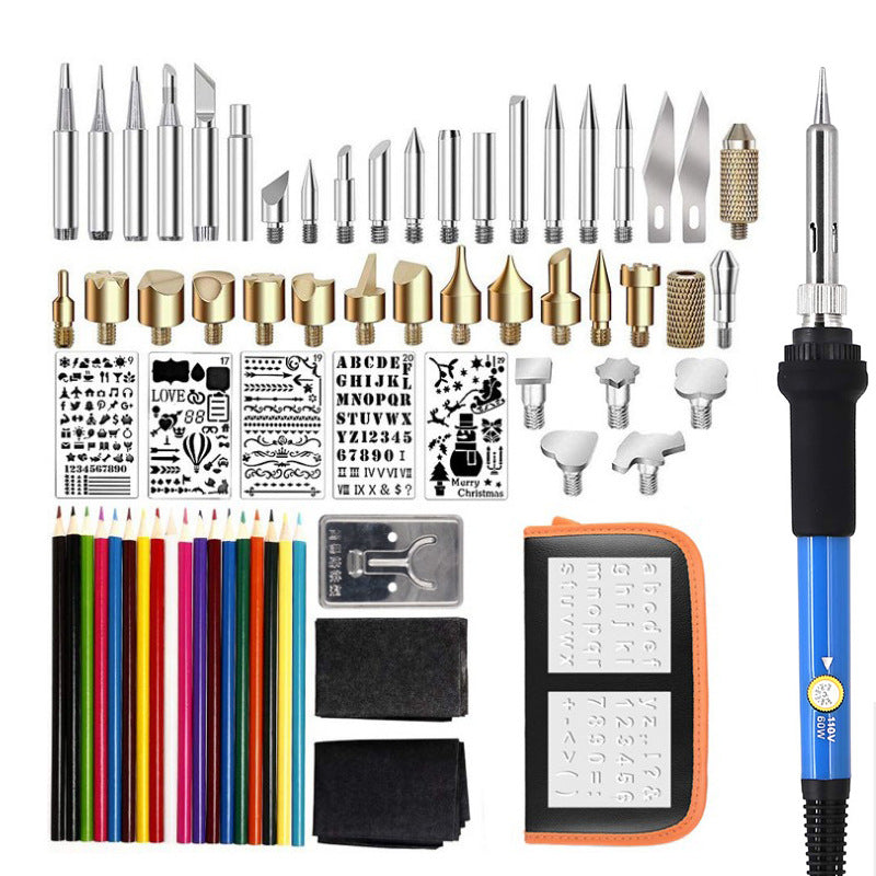 Thermostat Electric Soldering Iron Set 60W Engraving Pyrography Tool Internal Heating Electric Soldering Iron Repair Pen Electric Soldering Iron Kit