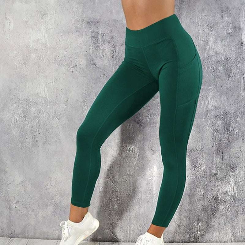 Breathable and moisture-absorbing tight yoga pants - globaltradeleader
