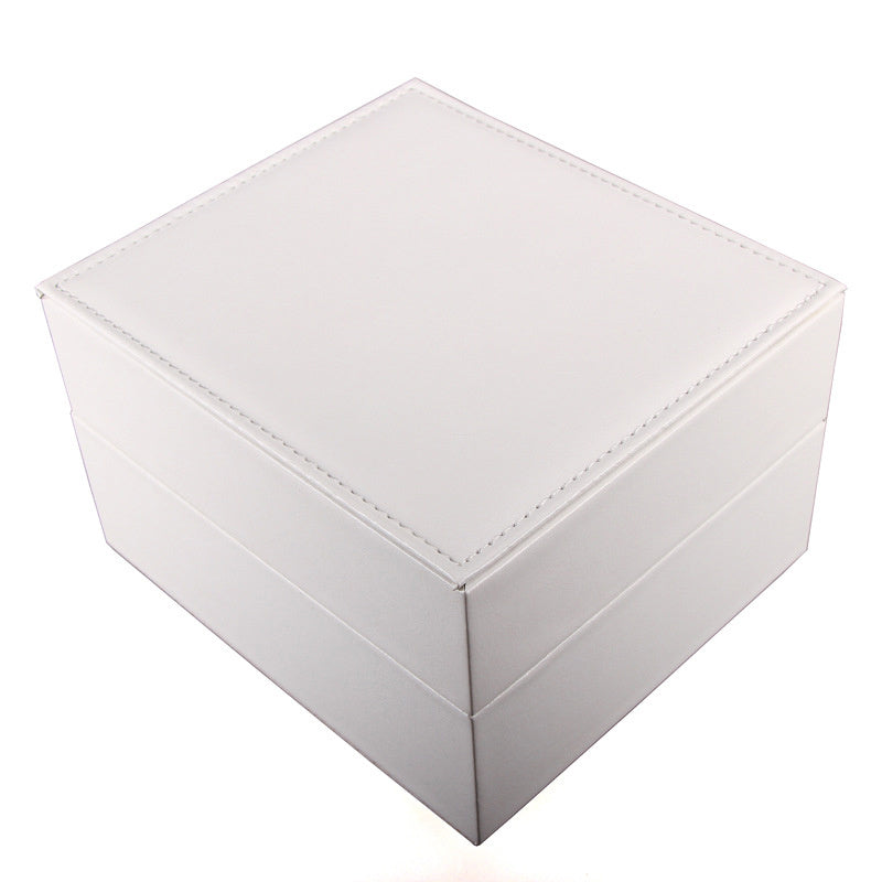 High-Grade PU Leather Flip Watch Storage Box - globaltradeleader