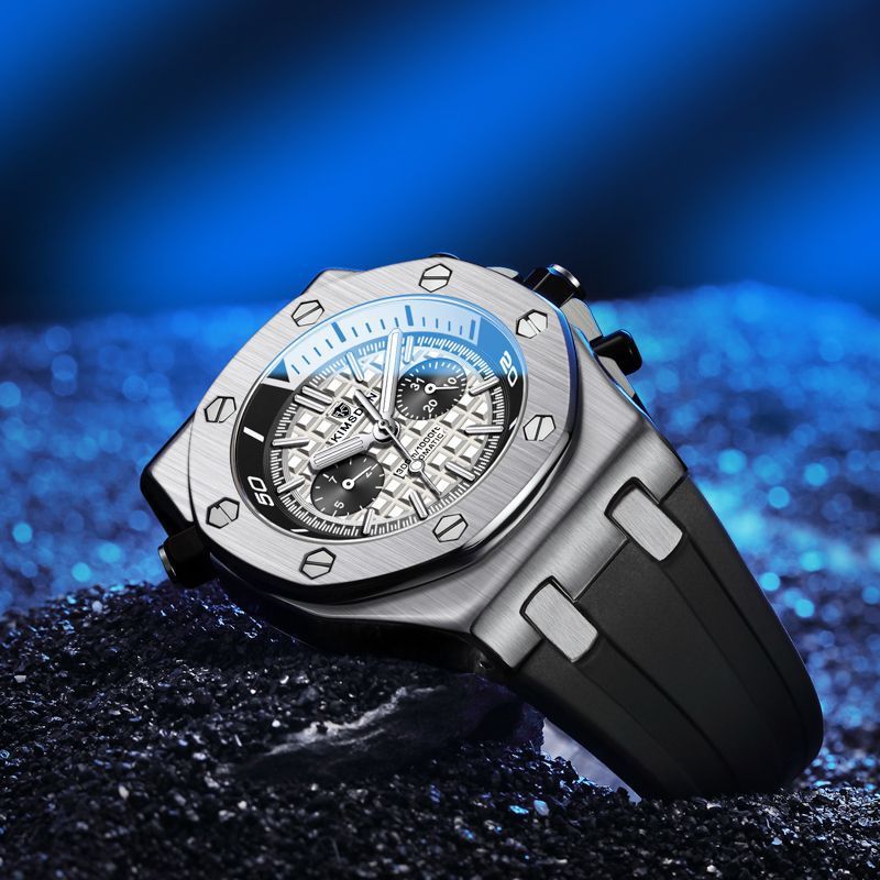 Watch Men's Fashion Silicone Waterproof Automatic Mechanical Watch Sports - globaltradeleader