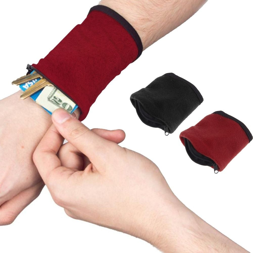Wrist Wallet Pouch Fitness Band Wristbands Travel Cycling Sport Wallet Hiking Accessiories High Quality - globaltradeleader