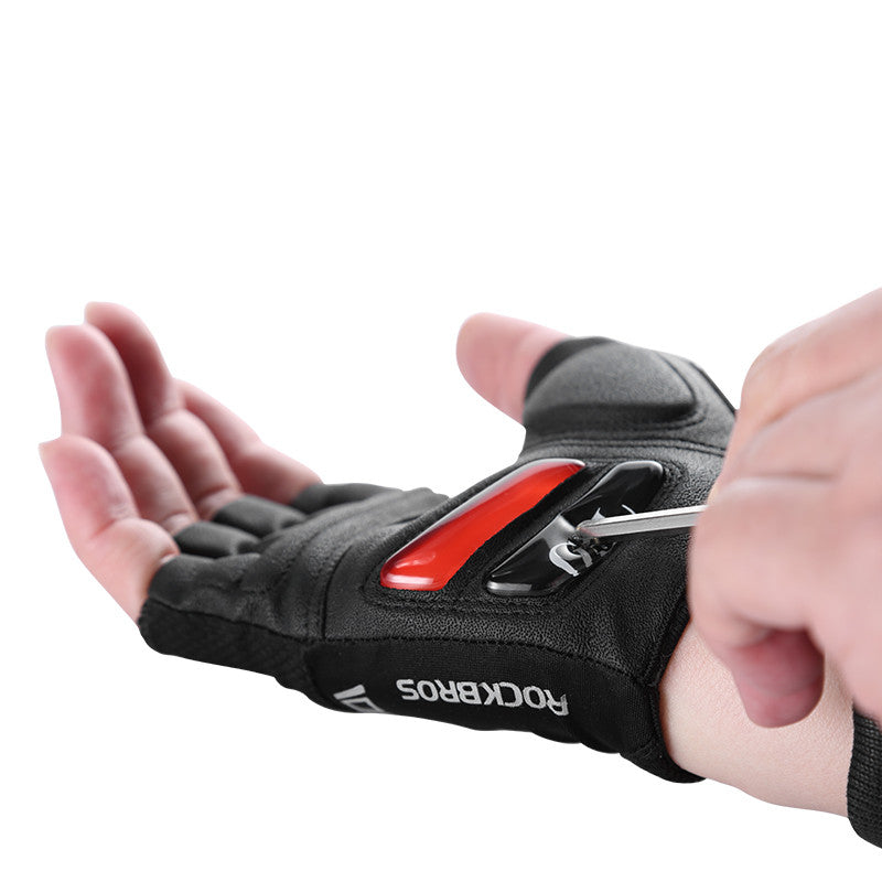 Half-finger cycling fitness gloves