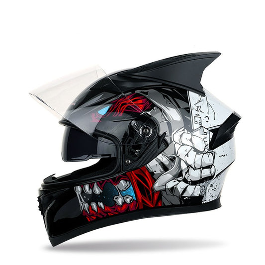 Four seasons corner motorcycle racing helmet