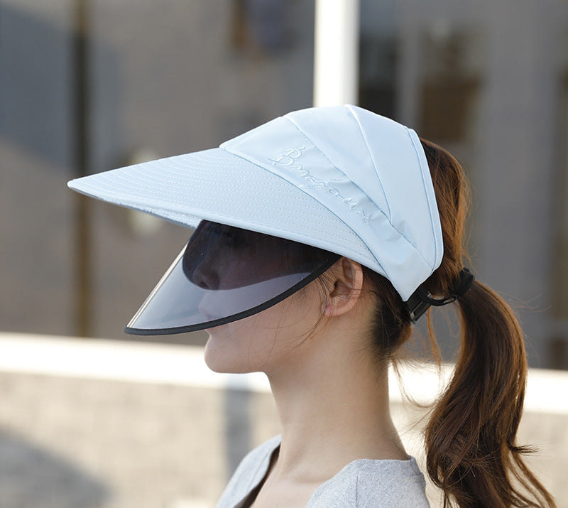 Cycling protective sun hat