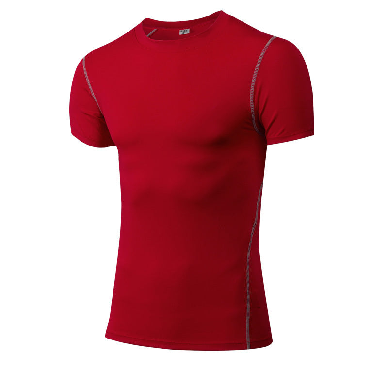 Solid color quick-drying bottoming short sleeve - globaltradeleader