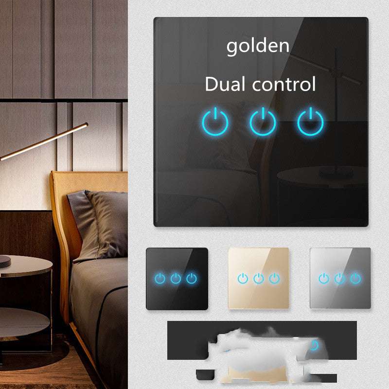 Wall touch screen sensor switch