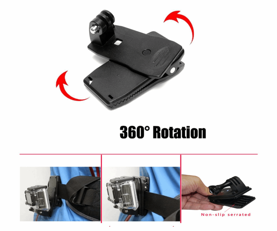 GoPro hero4 kit 15 1 general SJ4000 SJ7000 small ants moving camera.