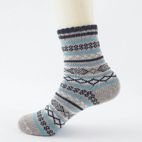 Winter Thick Warm Stripe Wool Socks Casual Sock Business Socks