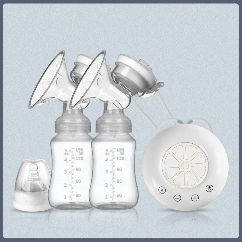 USB plug-in bilateral breast pump, electric breast pump, automatic breast pump