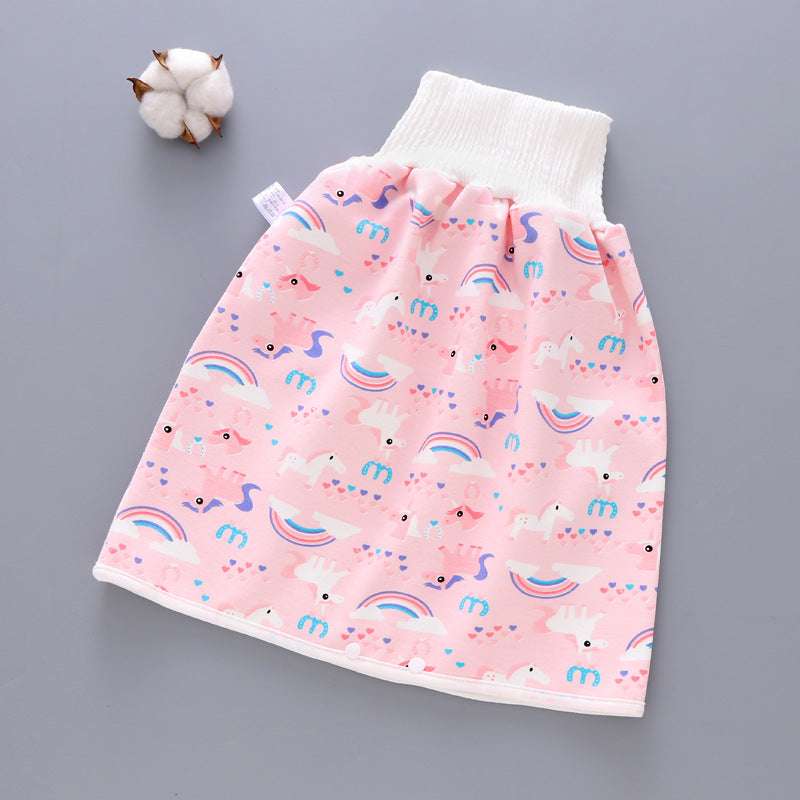 Baby leak-proof bed wetting skirt