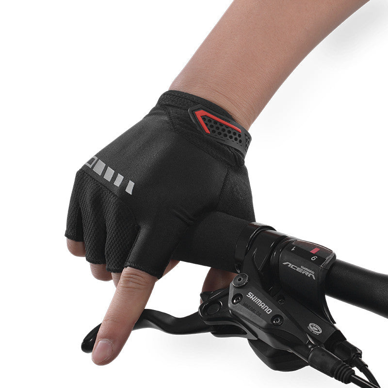 Half-finger cycling fitness gloves