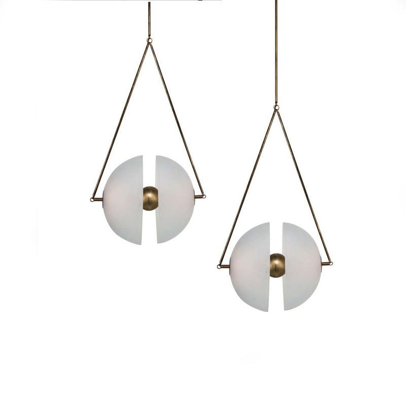 Post-modern Exhibition Hall Glass Window Chandelier - globaltradeleader