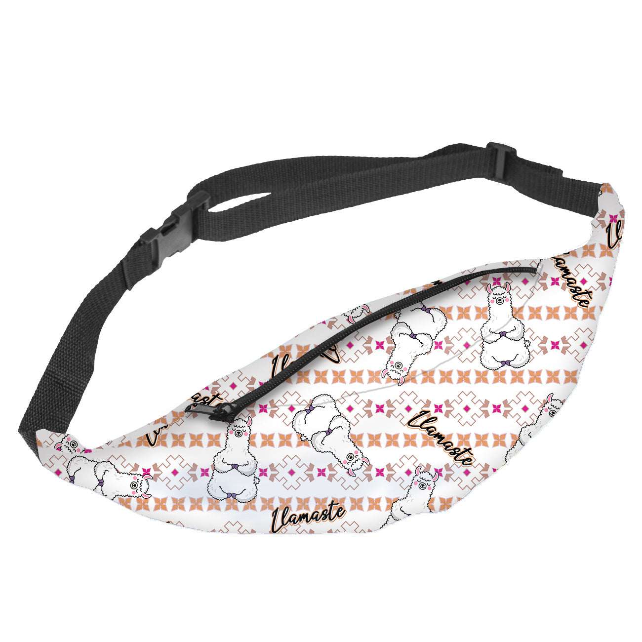 Crossbody Bag 3D Digital Printing Sports Women's Bag Alpaca Waist Bag