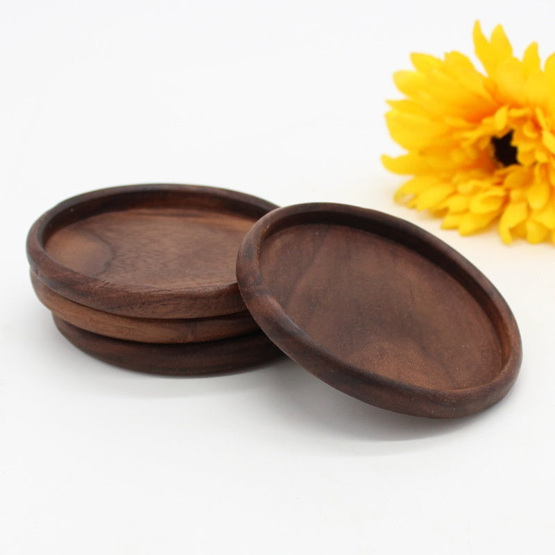 Wooden Coaster Creative Japanese Tea Ceremony Tea Cup Holder - globaltradeleader