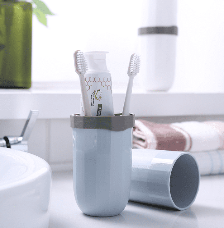 Simple travel toothbrush wash cup toothpaste portable set outdoor travel travel storage box mug