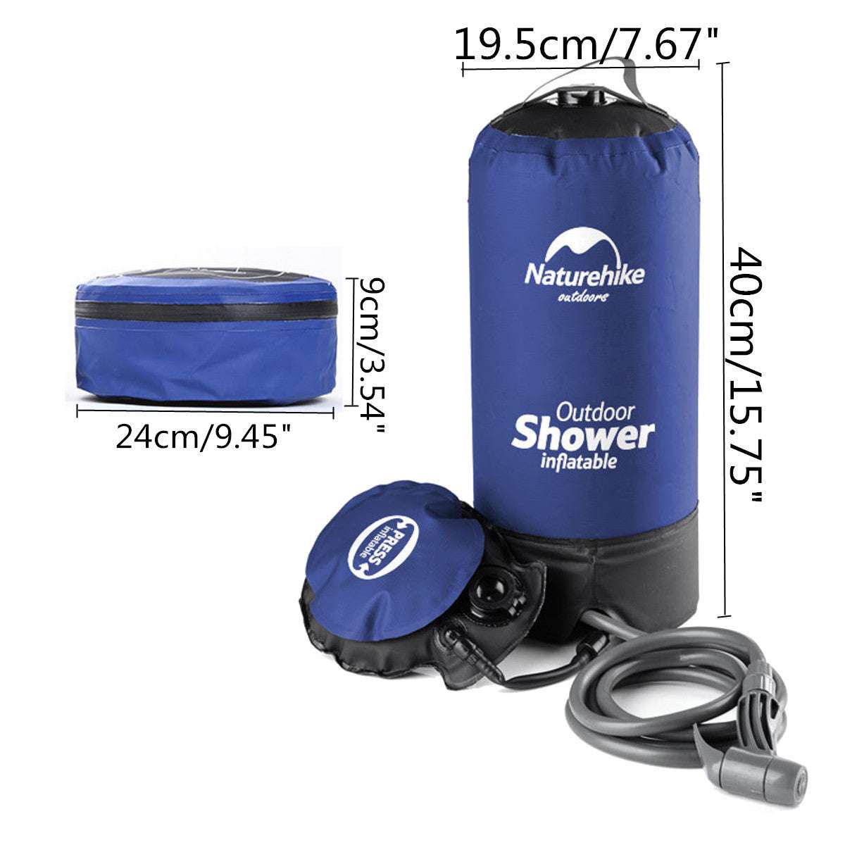 Outdoor Shower Bag Camping Folding Shower - globaltradeleader