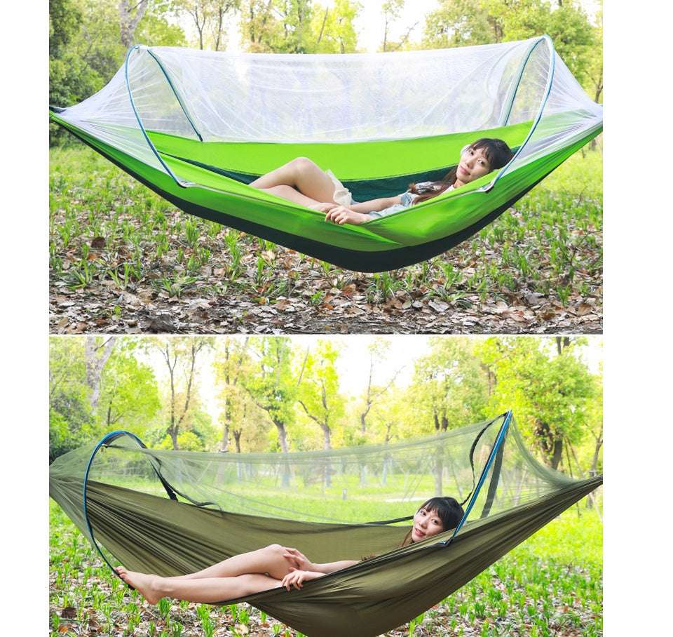 2 Person Portable Outdoor Mosquito Parachute Hammock - globaltradeleader