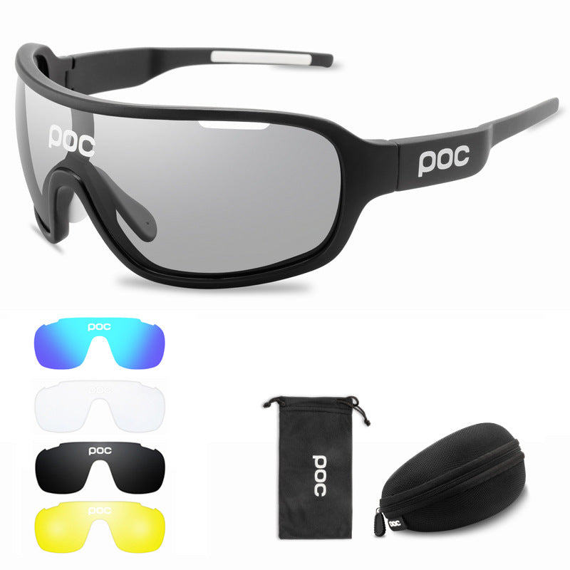 Polarized Color 5 Lens Set Full Frame Cycling Glasses