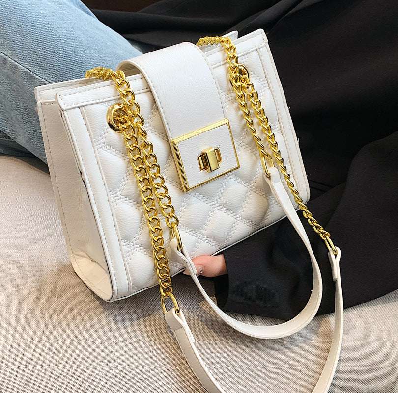 Trendy Fashion Summer All-match Texture Single Shoulder Messenger Bag