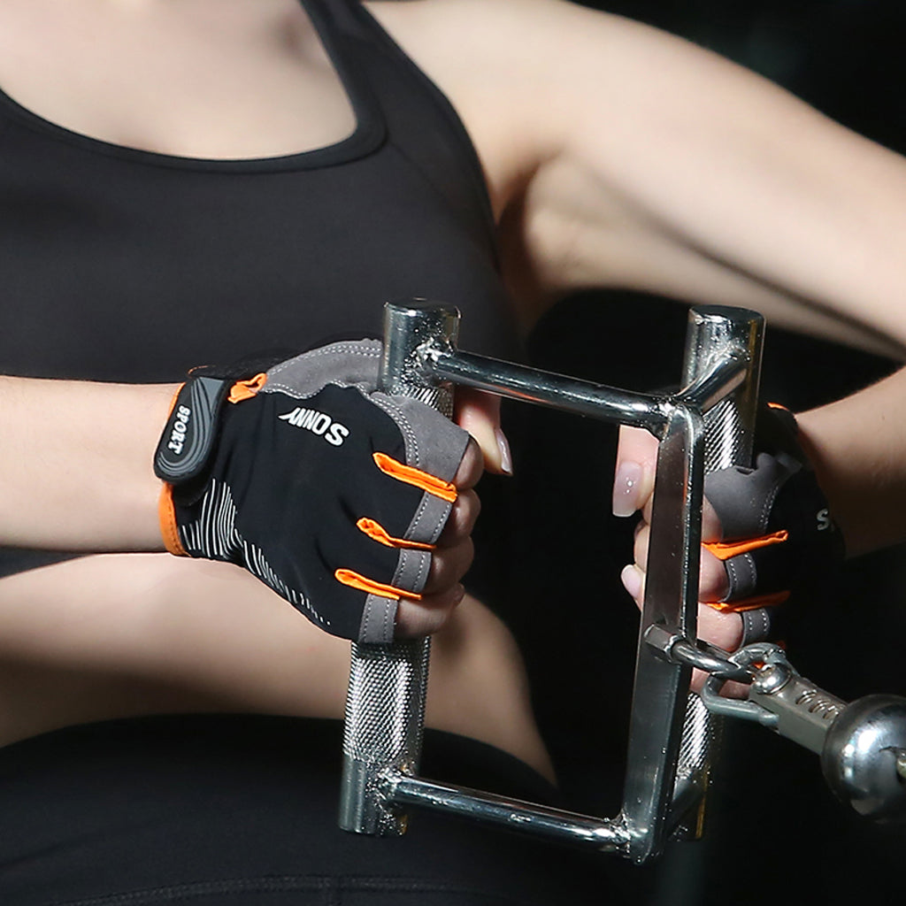 Breathable cycling gloves