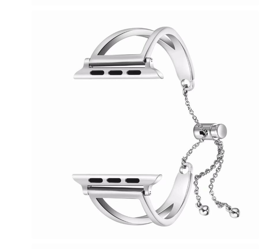 Compatible with Apple, Watch Bands Adjustable Stainless Steel Strap / iWatch series 3 2 1 (38mm/42mm) - globaltradeleader