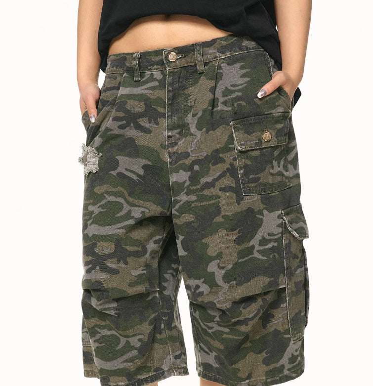 American Camouflage Workwear Shorts - globaltradeleader