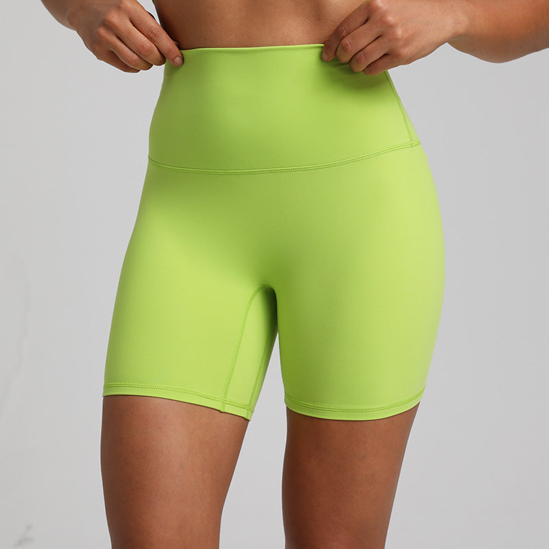 Nude Feel Yoga Quick-drying Breathable Slim Fit Sports Shorts - globaltradeleader