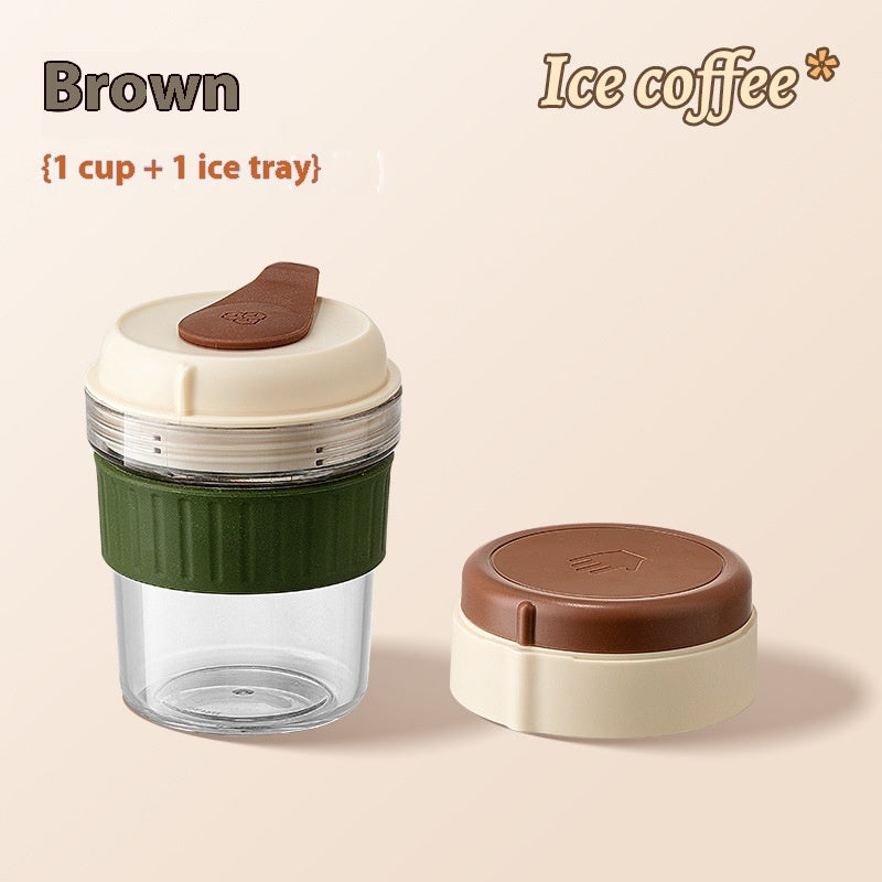Cold Cup Portable Coffee With Ice Tray - globaltradeleader