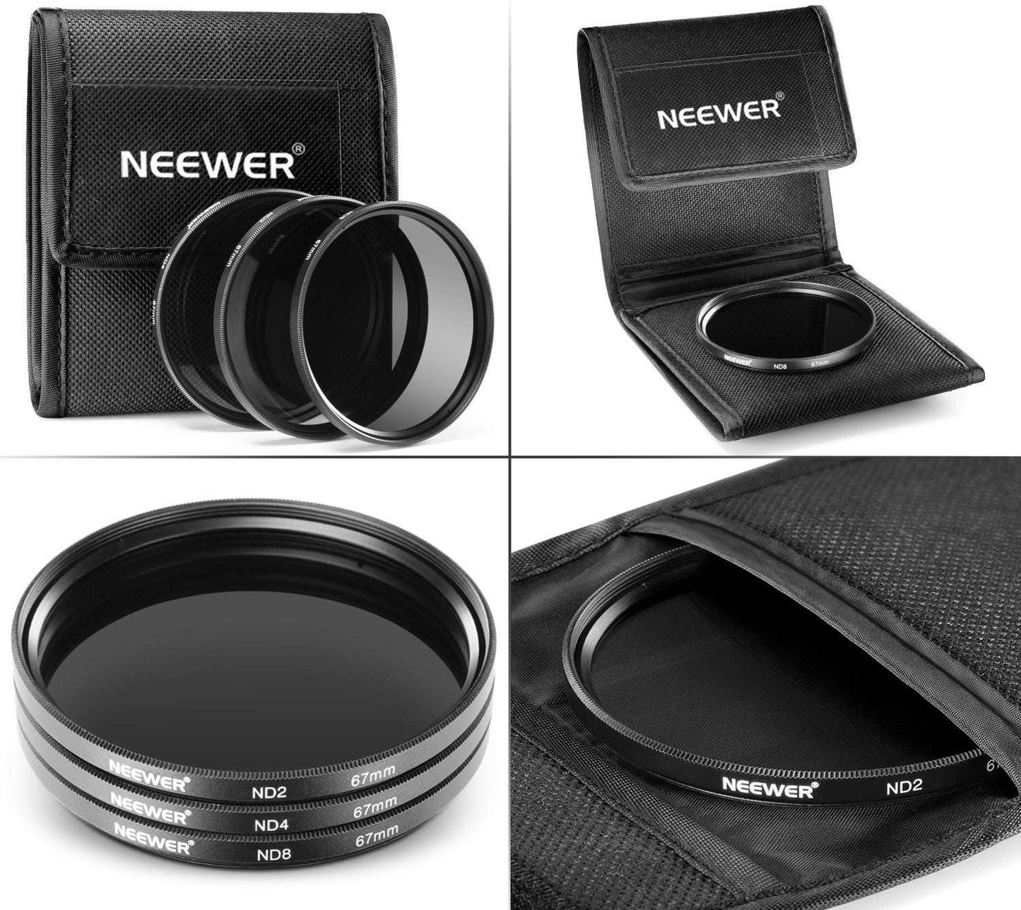 NEEWER 67MM COMPLETE LENS FILTER ACCESSORY KIT