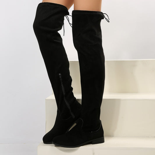 Plus Size Boots Women Over The Knee High Top Martin Boots - globaltradeleader