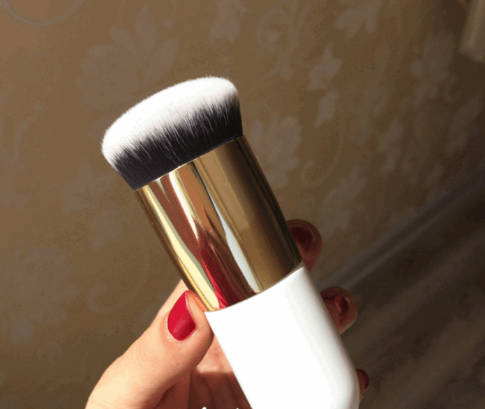 New Chubby Pier Foundation Brush Flat Cream Makeup Brushes