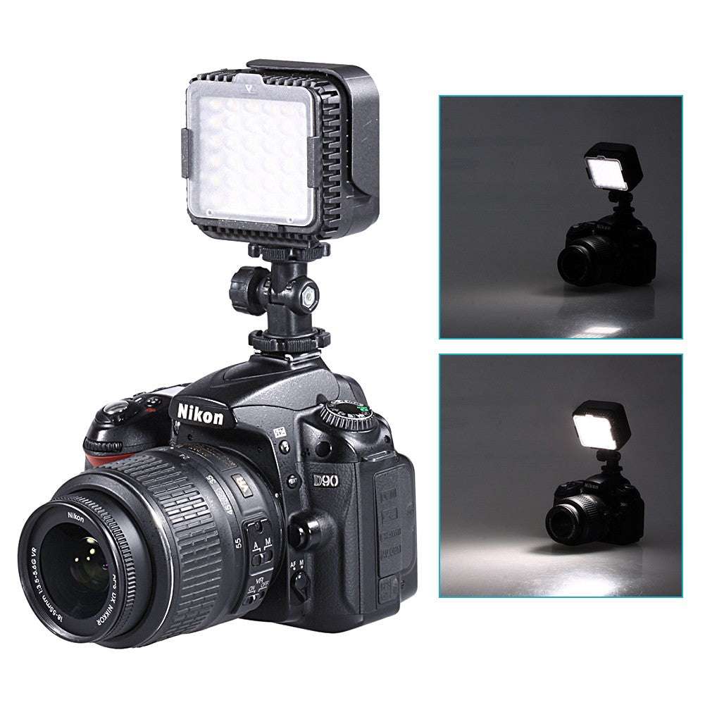 Neewer CN-LUX360 5400K Dimmable LED Video Light Lamp forNikon Camera DV Camcorder