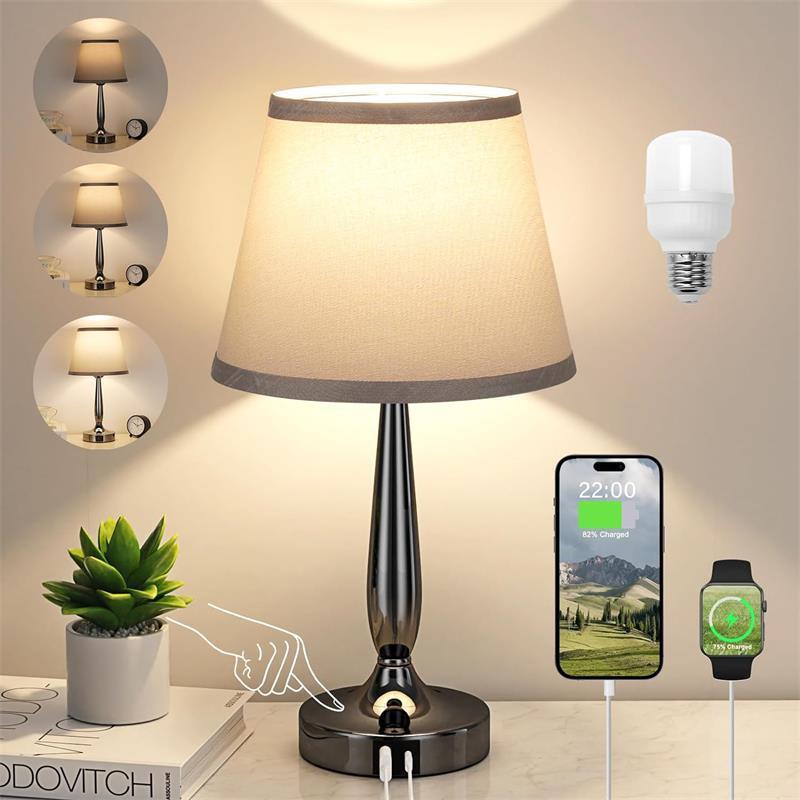 Decorative Table Lamp Touch Dimming Bedside Small Night Lamp - globaltradeleader