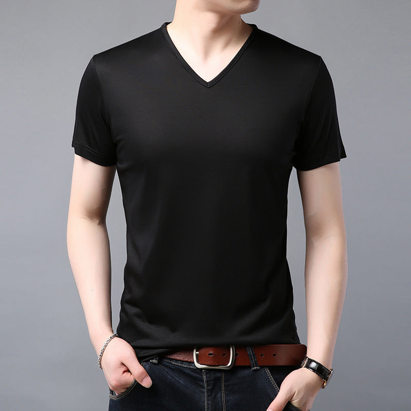 V-neck short sleeve T-shirt - globaltradeleader