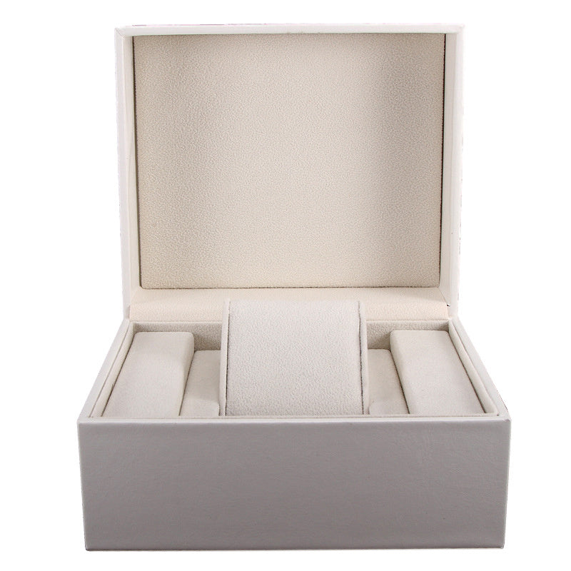 High-Grade PU Leather Flip Watch Storage Box - globaltradeleader
