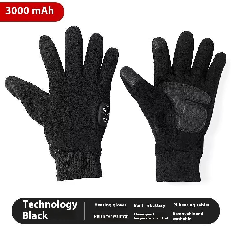Winter Warm Thick Windproof Electric Heating Gloves - globaltradeleader