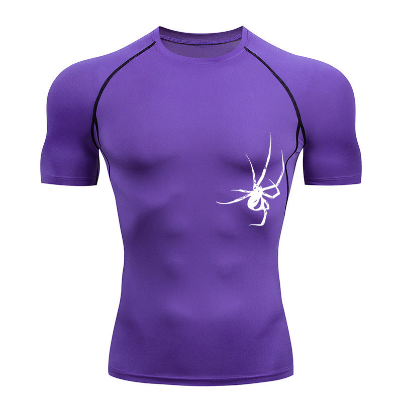 Quick Drying Clothes Sports T-shirt Running Base Clothing Gym Training Tights - globaltradeleader