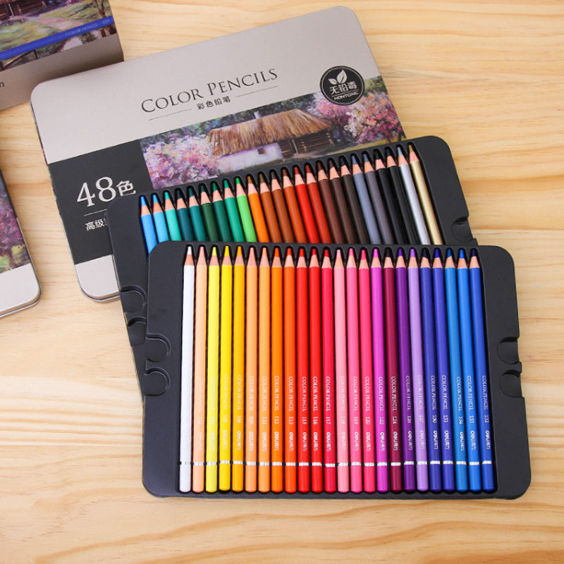 Tin Box With Color Filling Color Lead Painting Pencil