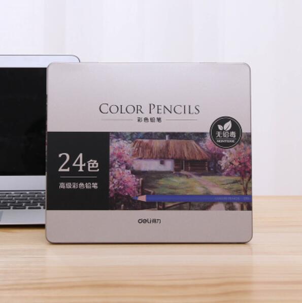 Tin Box With Color Filling Color Lead Painting Pencil